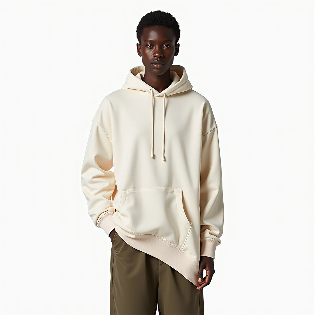 Asymmetrical Hem Hoodie