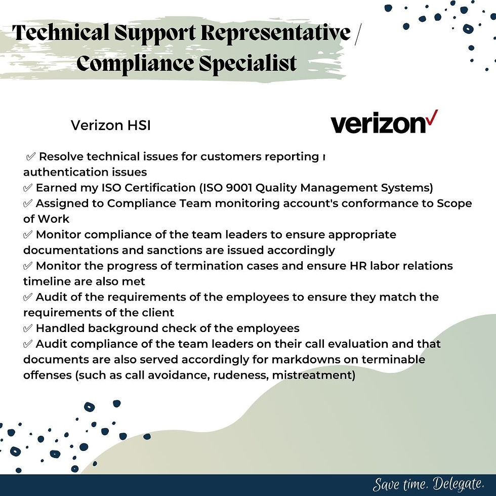 Virtual Assistant Customer Service