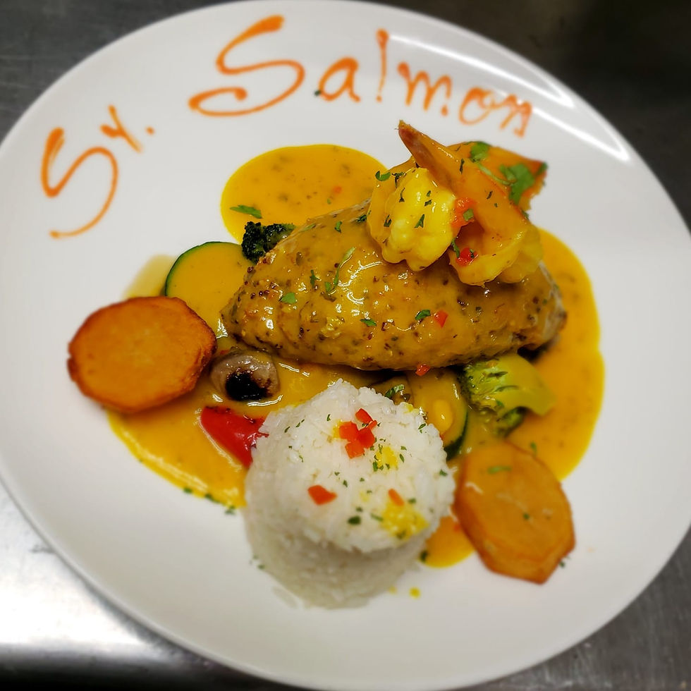 Arranged Food and Objects