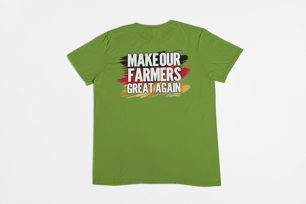 Miniaturbild: SuperLohner MAKE OUR FARMERS GREAT AGAIN Shirt mit front und Rückendruck