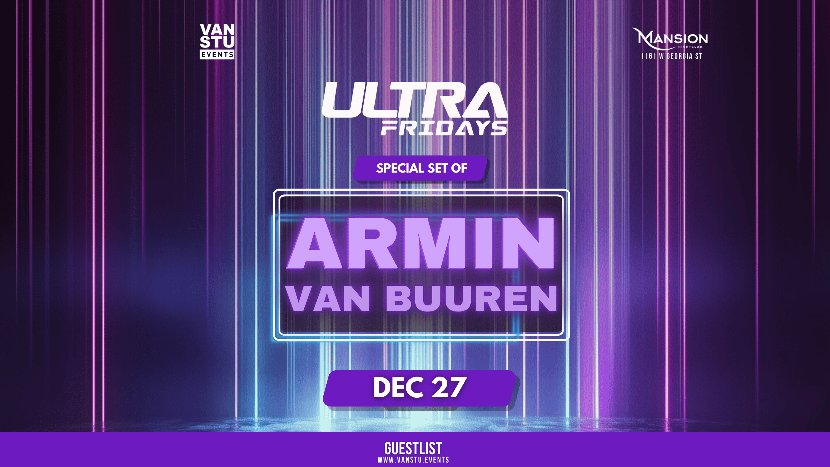 Armin Van Buuren Edition - Ultra Fridays | VANSTU EVENTS