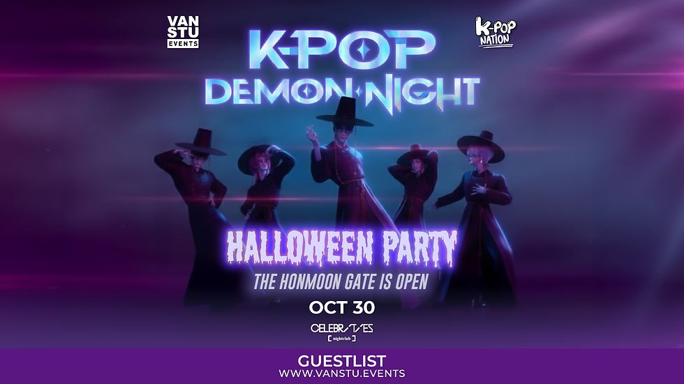 KPOP THURSDAYS -KPOP DEMON NIGHT ( HALLOWEEN PARTY)