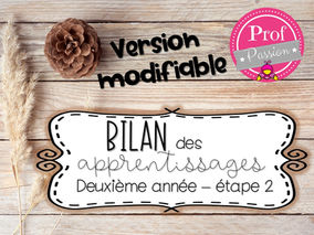 bilan, apprentissages