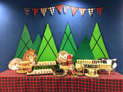 lumberjack-dessert-table
