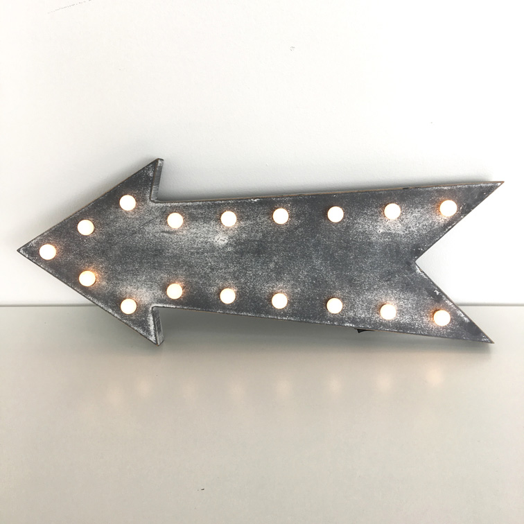 Rustic Arrow Deco Lights