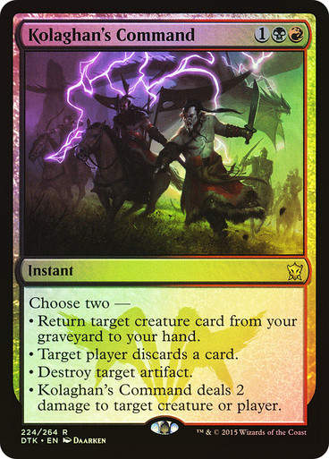 Kolaghan's Command (DTK) / Foil