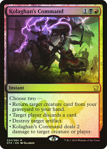 Kolaghan's Command (DTK) / Foil