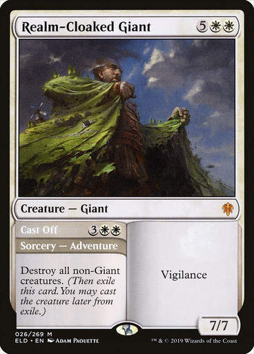 Realm-Cloaked Giant // Cast Off (ELD) (26)