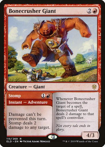 Bonecrusher Giant // Stomp (ELD) (115)