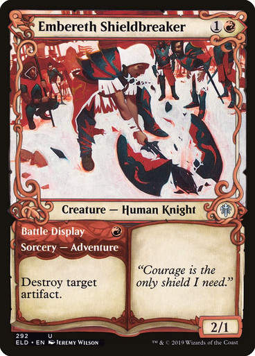 Embereth Shieldbreaker // Battle Display (ELD) (292) / Showcase