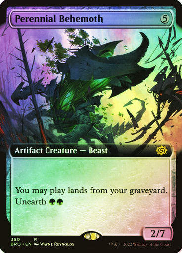 Perennial Behemoth (BRO) / Extended Art Foil