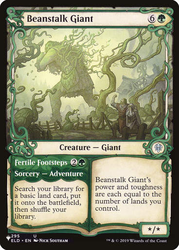 Beanstalk Giant // Fertile Footsteps (ELD) (295) / Showcase