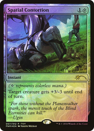 Spatial Contortion (f16) / Friday Night Magic Foil