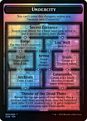 The Initiative // Undercity (Token CLB) / Foil — cara 2 de 2