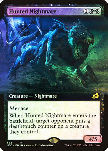 Hunted Nightmare (IKO) (322) / Extended Art / Foil