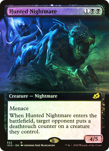 Hunted Nightmare (IKO) (322) / Extended Art / Foil
