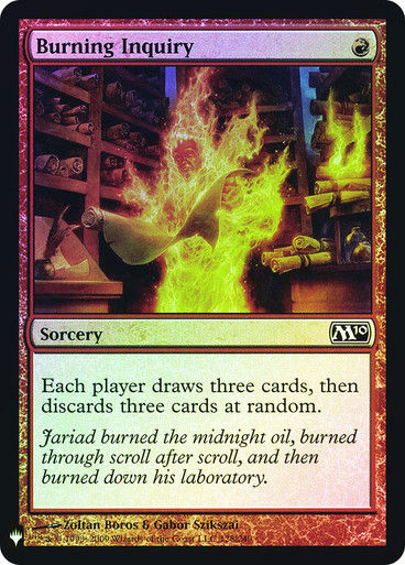 Burning Inquiry (PLST) (M10-128) / Foil