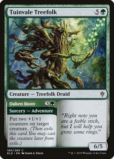 Tuinvale Treefolk // Oaken Boon (ELD) (180)
