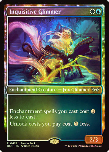 Inquisitive Glimmer (DSK) (415) / Foil / Promo Pack