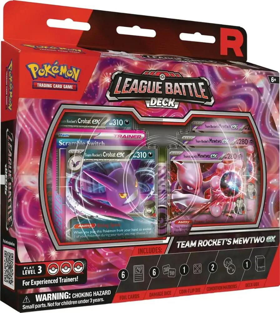 Pokémon TCG: League Battle Deck Case - Team Rocket's Mewtwo ex