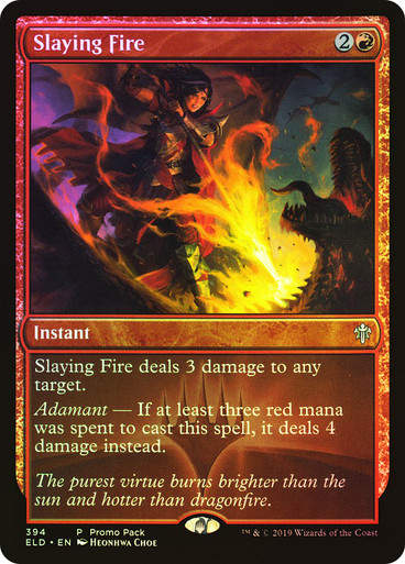 Slaying Fire (ELD) (394) / Foil