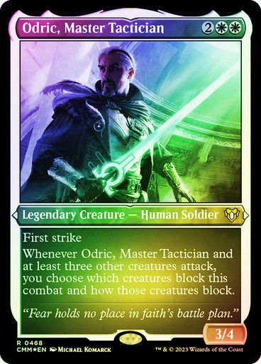 Odric, Master Tactician (cmm) / Foil Etched