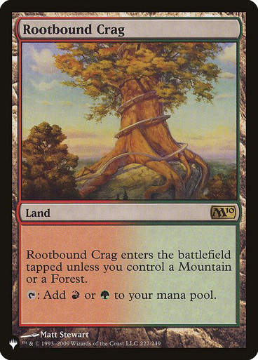 Rootbound Crag (PLST) (M10-227)