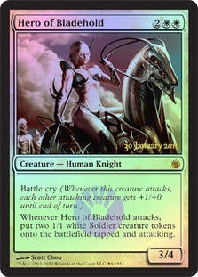 Hero of Bladehold (pmbs) (8★) / Prerelease Foil