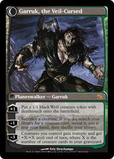 Garruk Relentless // Garruk, the Veil-Cursed (PLST) (ISD-181) — cara 2 de 2