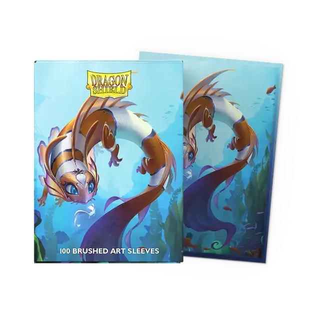 Micas Dragon Shield "The Cinderfin" - Brushed Art Sleeves