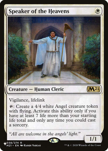 Speaker of the Heavens (PLST) (M21-38)