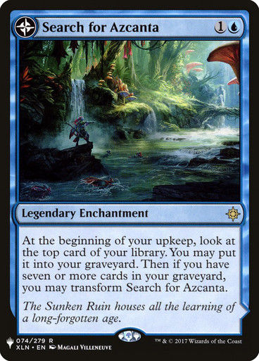 Search for Azcanta // Azcanta, the Sunken Ruin (PLST) (XLN-74) — cara 1 de 2