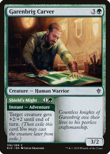 Garenbrig Carver // Shield's Might (ELD) (156)