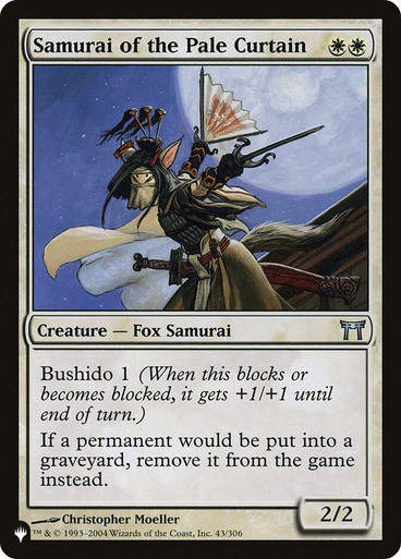 Samurai of the Pale Curtain (PLST) (CHK-43)