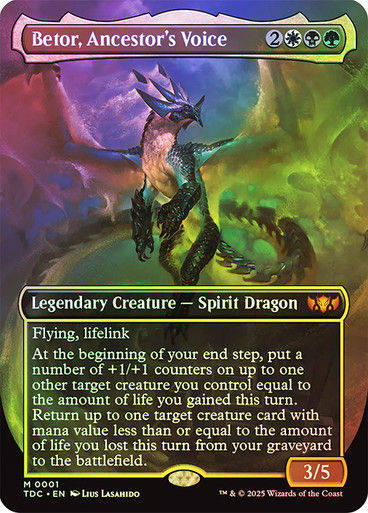 Betor, Ancestor's Voice (TDC) (1) / Foil / Borderless