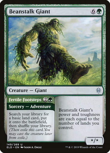Beanstalk Giant // Fertile Footsteps (ELD) (149)