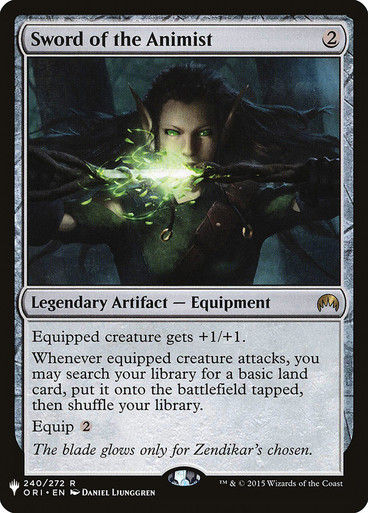 Sword of the Animist (PLST) (ORI-240)