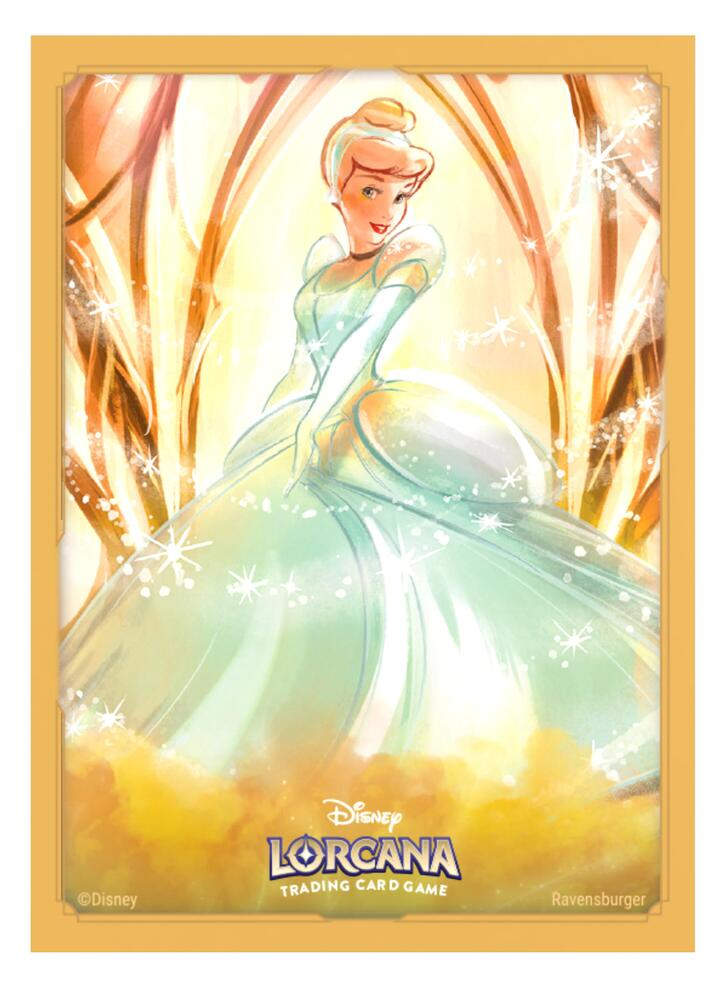 Disney Lorcana Card Sleeves - Cinderella - Ballroom Sensation (65-Pack)