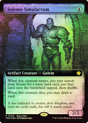 Solemn Simulacrum (FDN) (729) (Buy-a-Box)