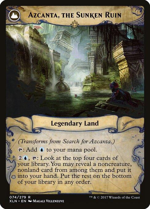 Search for Azcanta // Azcanta, the Sunken Ruin (PLST) (XLN-74) — cara 2 de 2