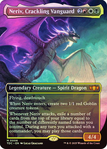 Neriv, Crackling Vanguard (TDC) (6) / Foil / Borderless