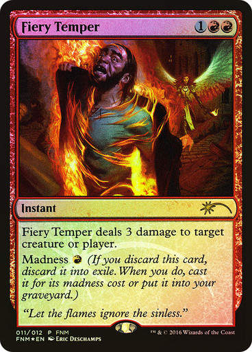 Fiery Temper (f16) / FNM Foil