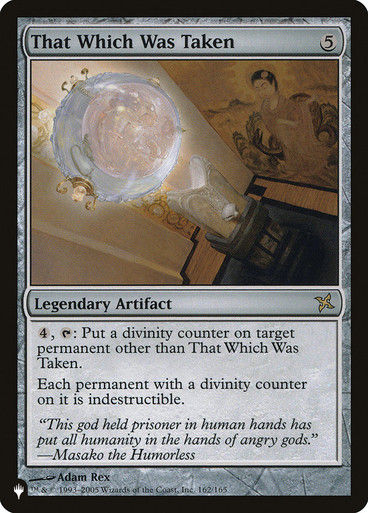 That Which Was Taken (PLST) (BOK-162)