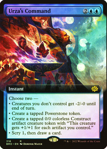 Urza's Command (BRO) / Extended Art Foil