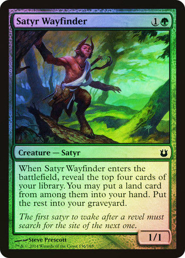 Satyr Wayfinder (BNG) (136) / Foil
