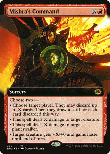 Mishra's Command (BRO) / Extended Art
