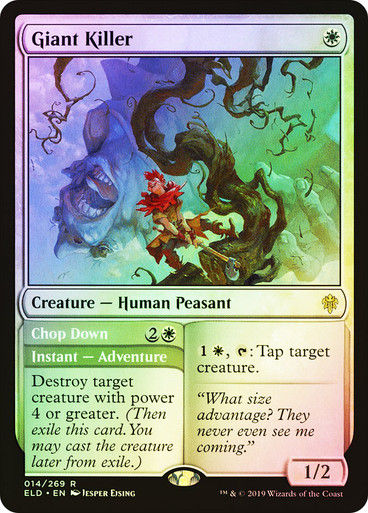 Giant Killer // Chop Down (ELD) (14) / Foil