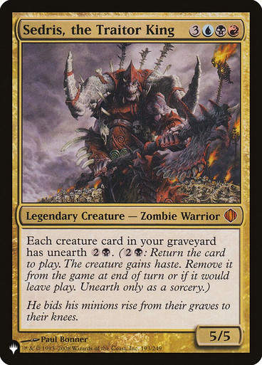 Sedris, the Traitor King (PLST) (ALA-193)