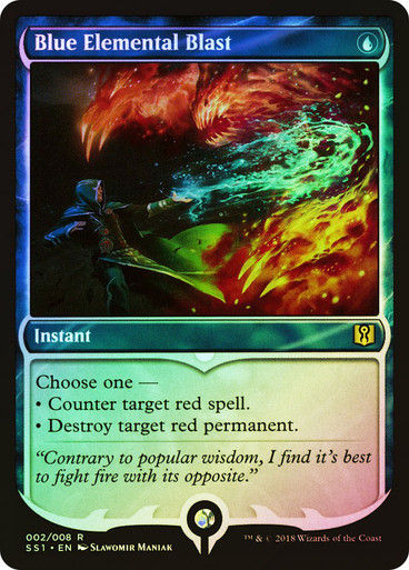 Blue Elemental Blast (SS1) (2) / Foil