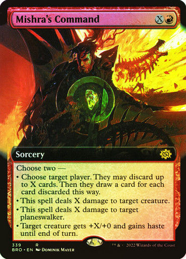 Mishra's Command (BRO) / Extended Art Foil